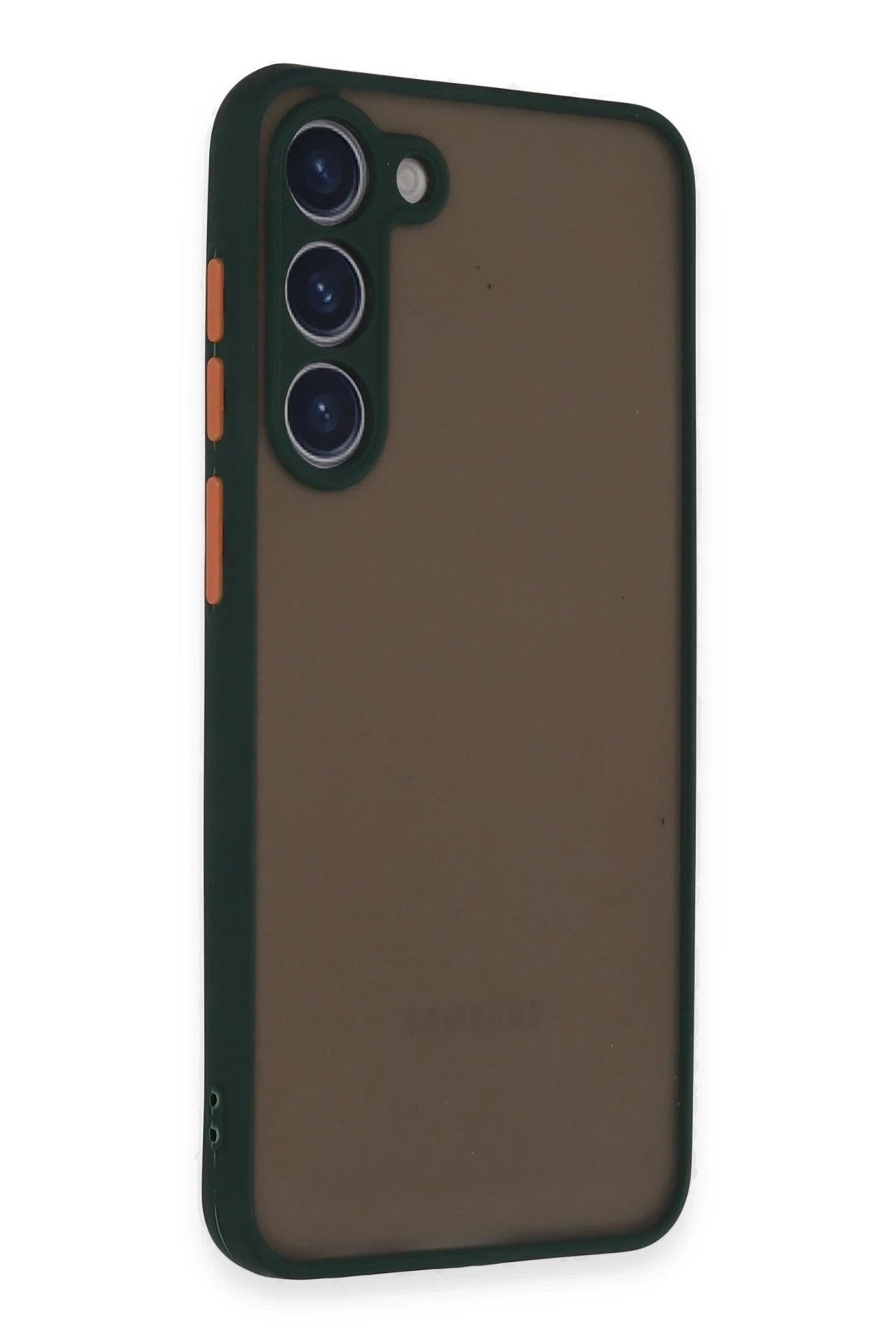 Mey İthalat® Samsung Galaxy S23 Plus Kılıf Montreal Silikon Kapak - Yeşil