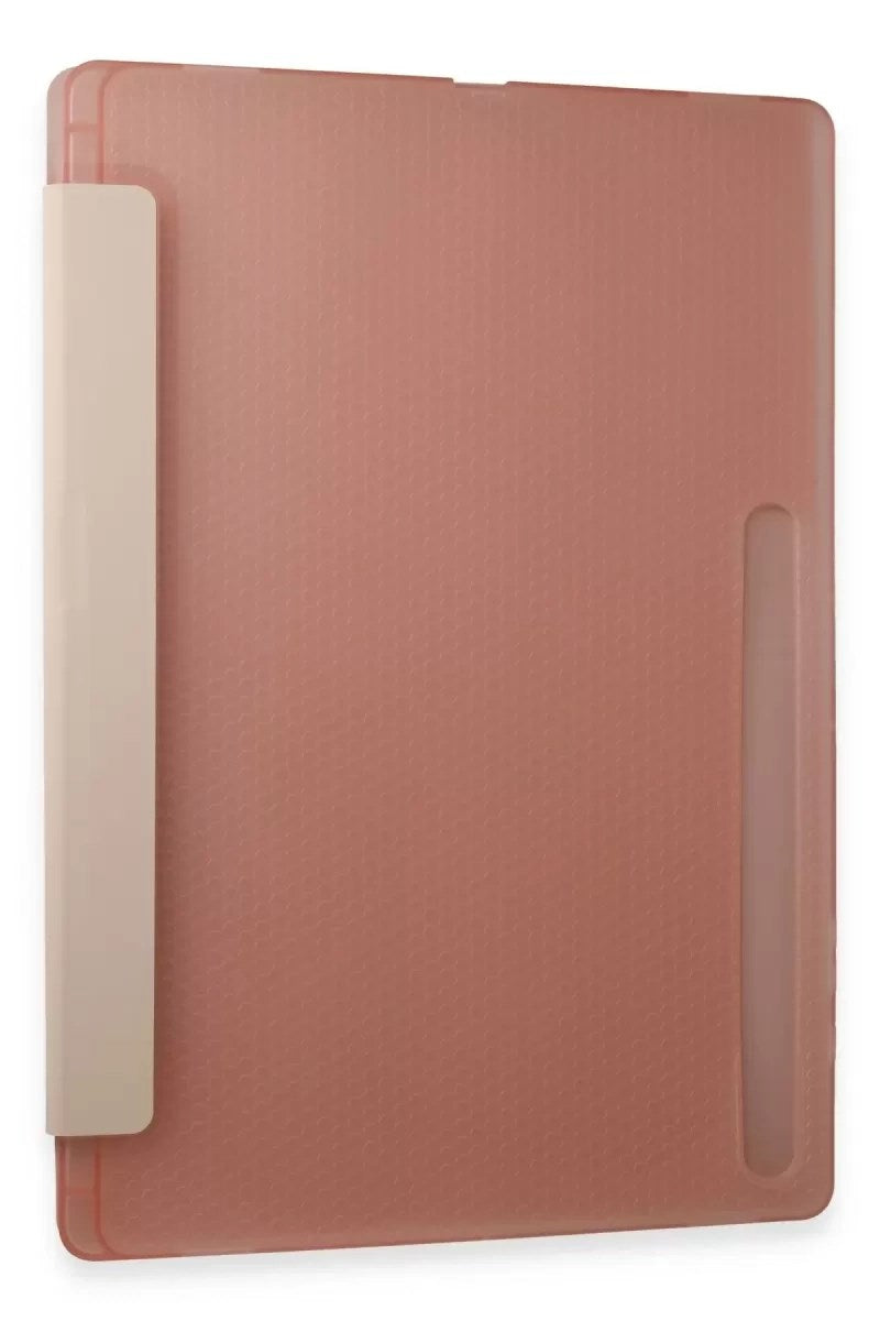 Mey İthalat® Samsung Galaxy Tab A9 Kılıf Kalemlikli Mars Tablet Kılıfı - Rose Gold