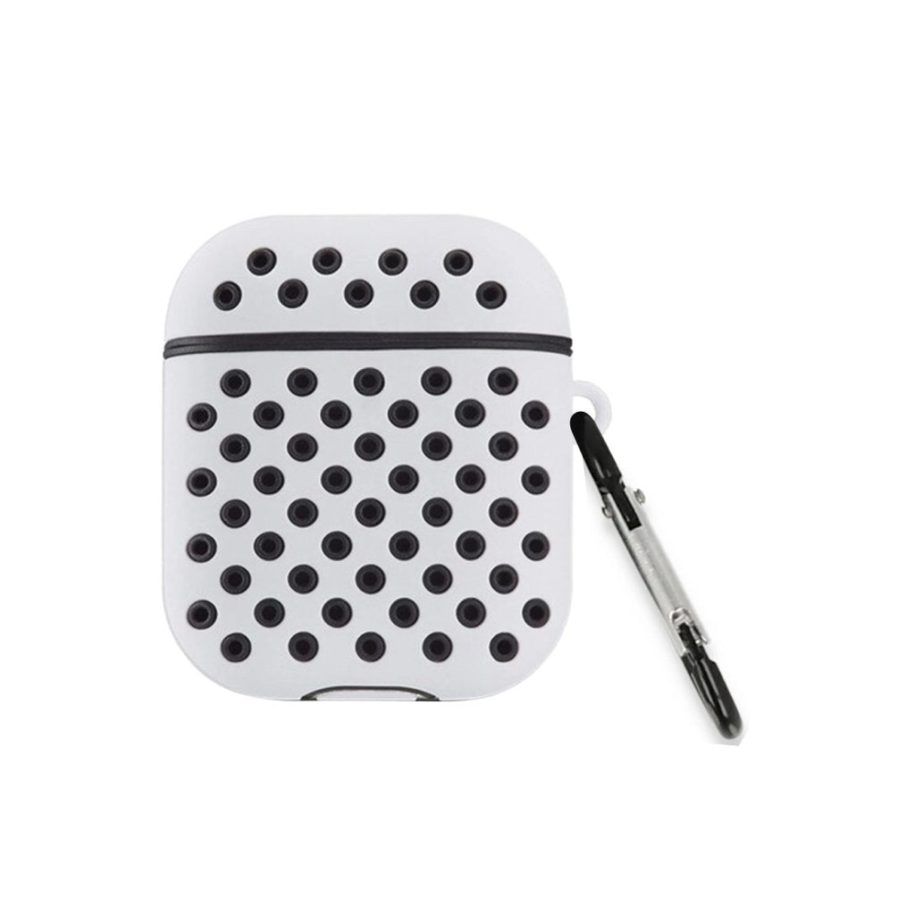 Mey İthalat® Airpods 2 (2.nesil) Spor Delikli Kılıf - Gri-Siyah
