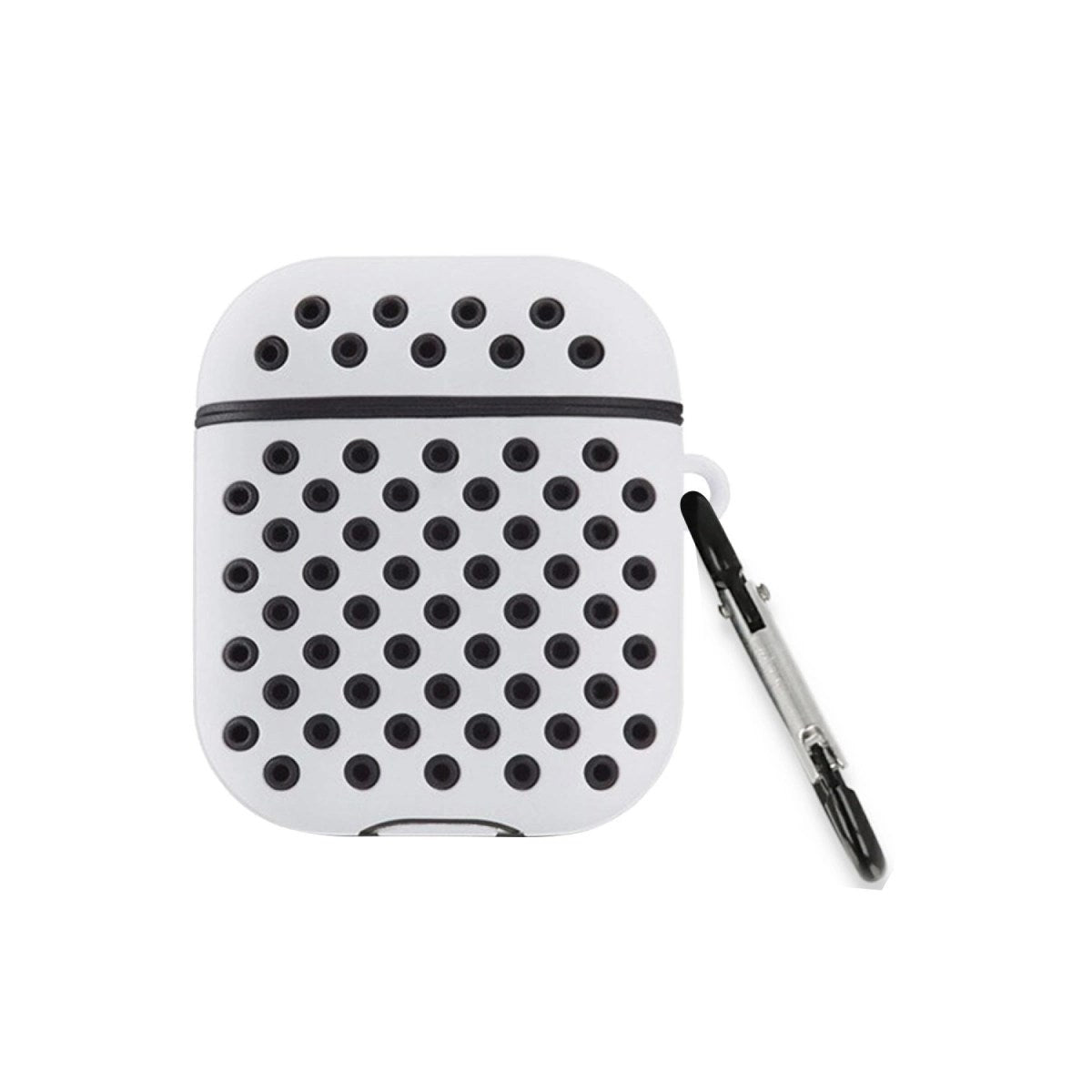 Mey İthalat® Airpods 2 (2.nesil) Spor Delikli Kılıf - Gri-Siyah