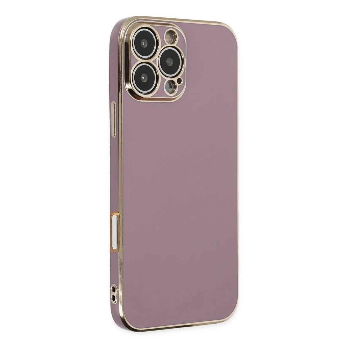Mey İthalat® iPhone 16 Pro Max Kılıf Volet Silikon - Mor