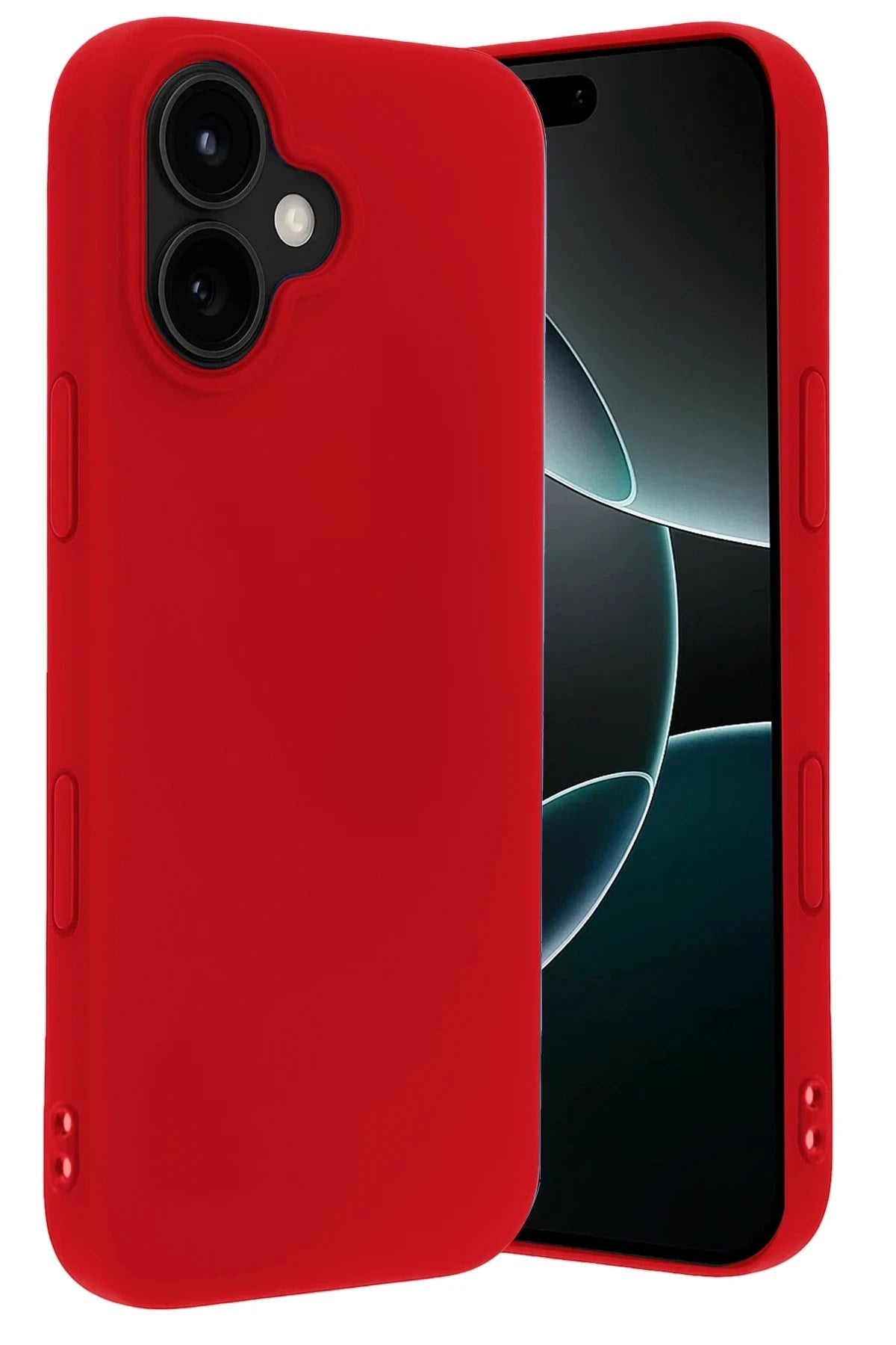 Mey İthalat® iPhone 17 First Silikon - Kırmızı