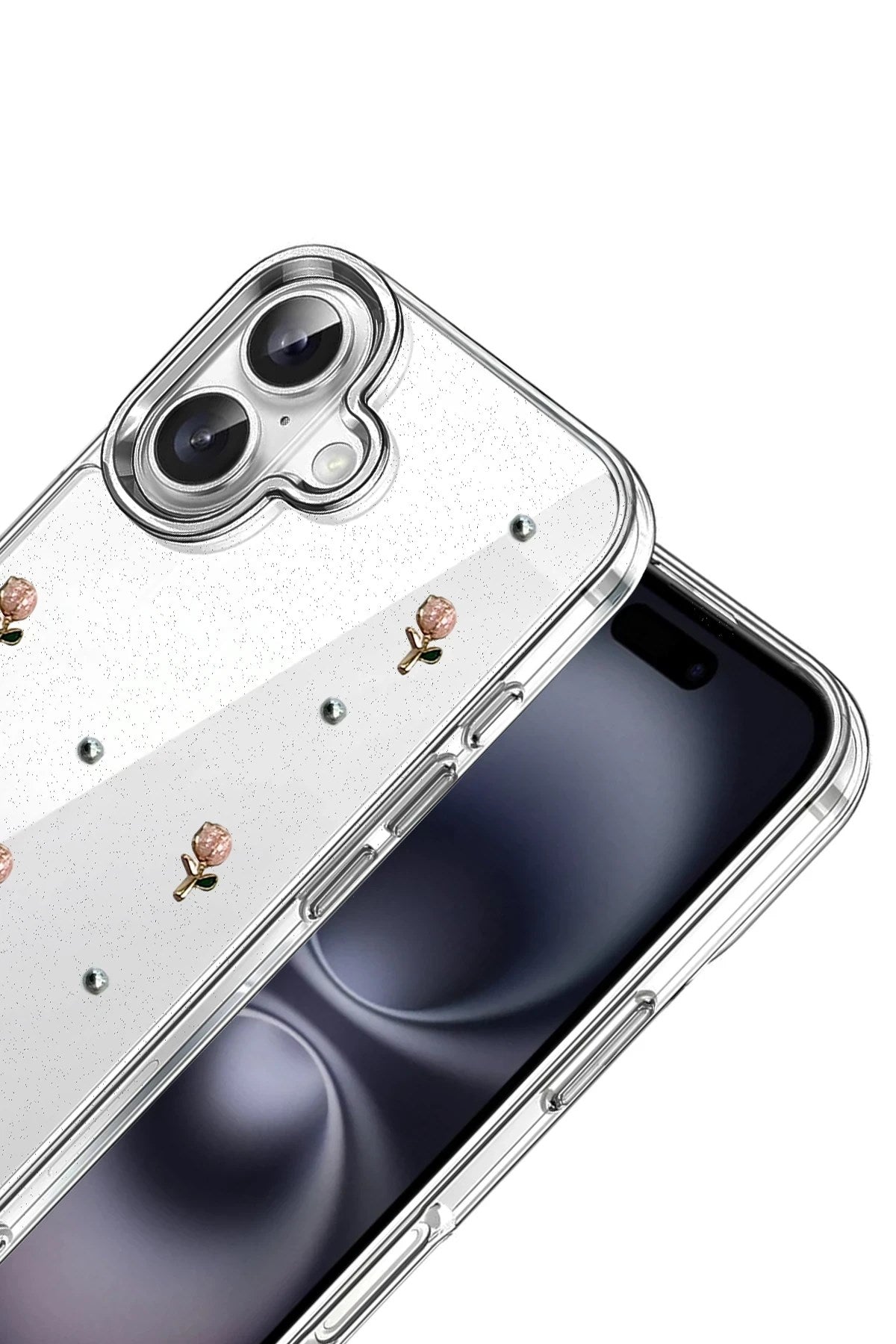 Mey İthalat® iPhone 16 Plus Fiyonk Desenli Kapak - Desen 6