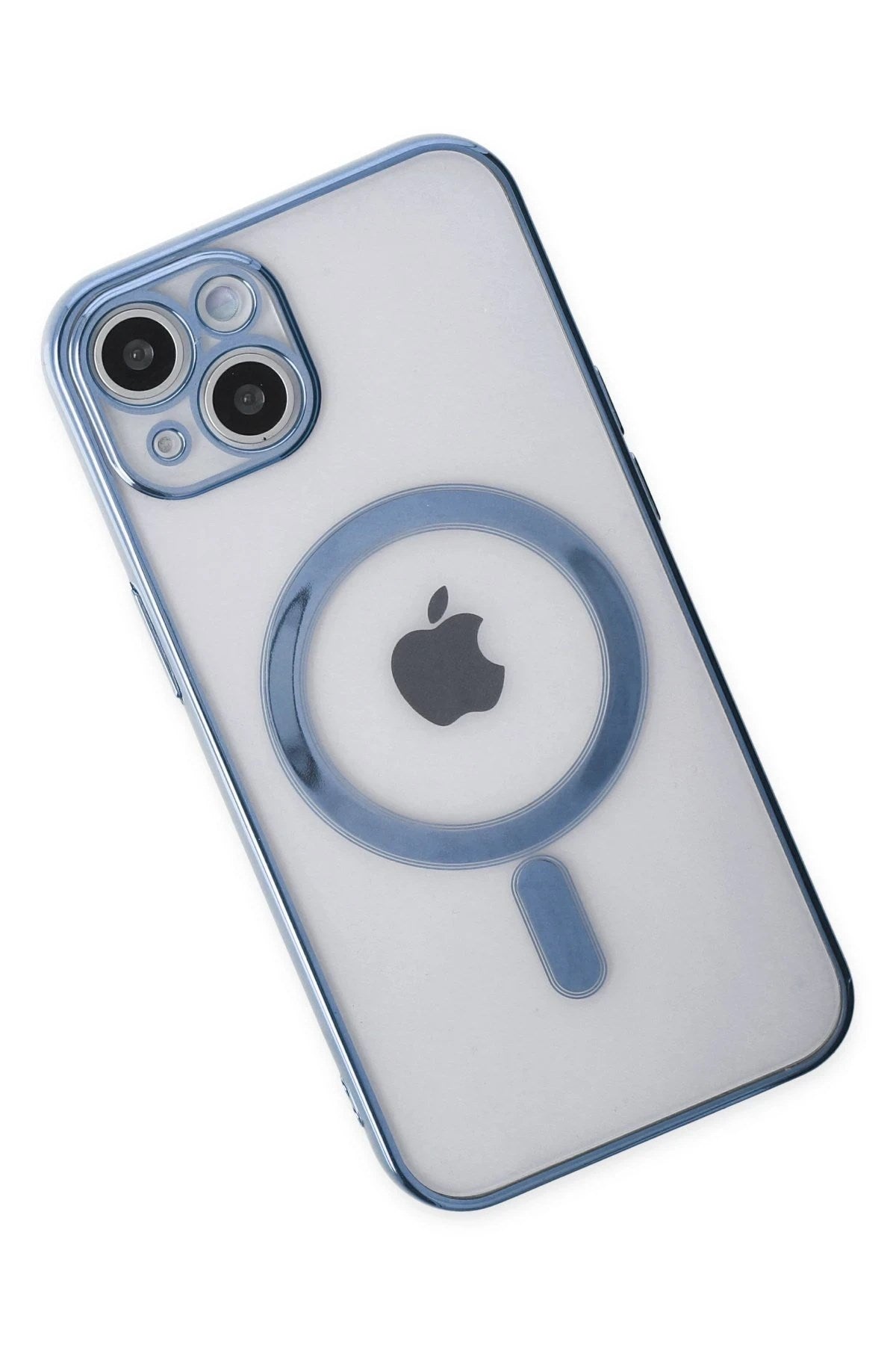Mey İthalat® iPhone 14 Plus Kılıf Magneticsafe Lazer Silikon - Sierra Blue