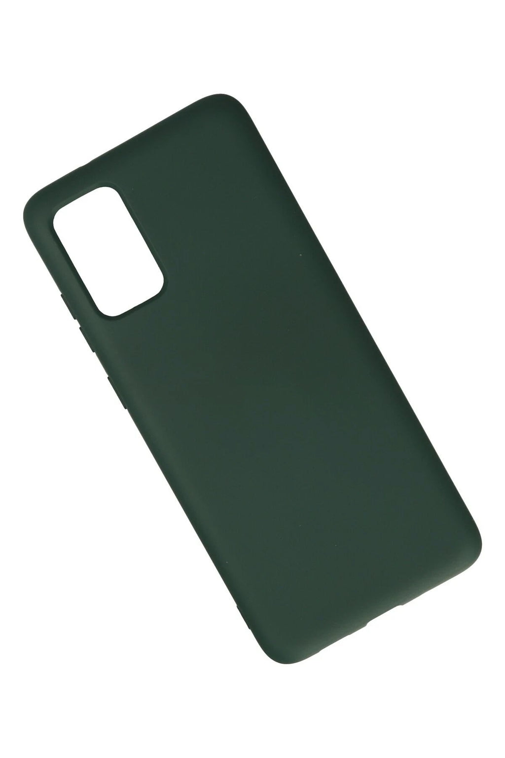Mey İthalat® Samsung Galaxy S20 Plus Kılıf Nano içi Kadife Silikon - Koyu Yeşil