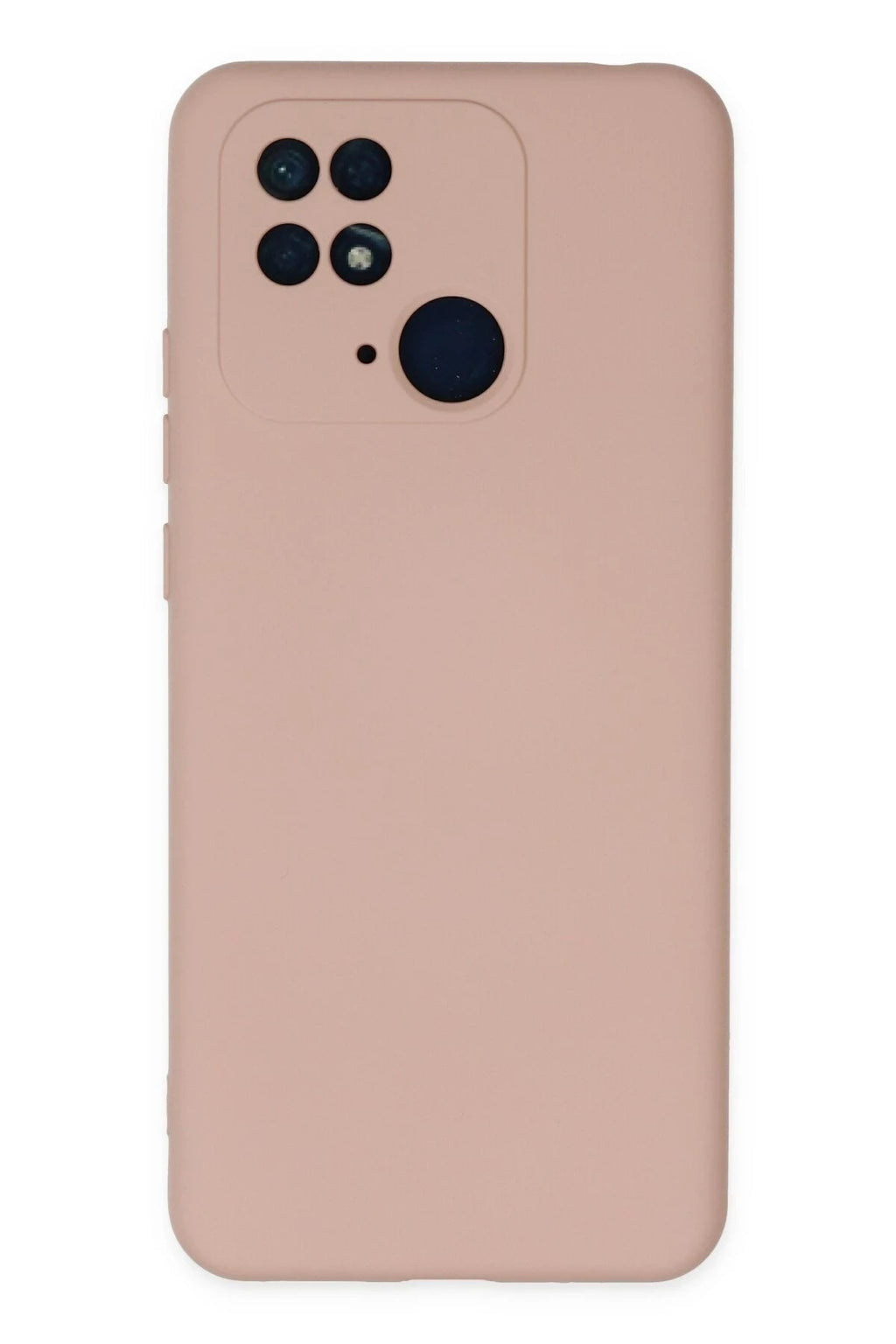 Mey İthalat® Redmi 10C Kılıf Nano içi Kadife Silikon - Pudra
