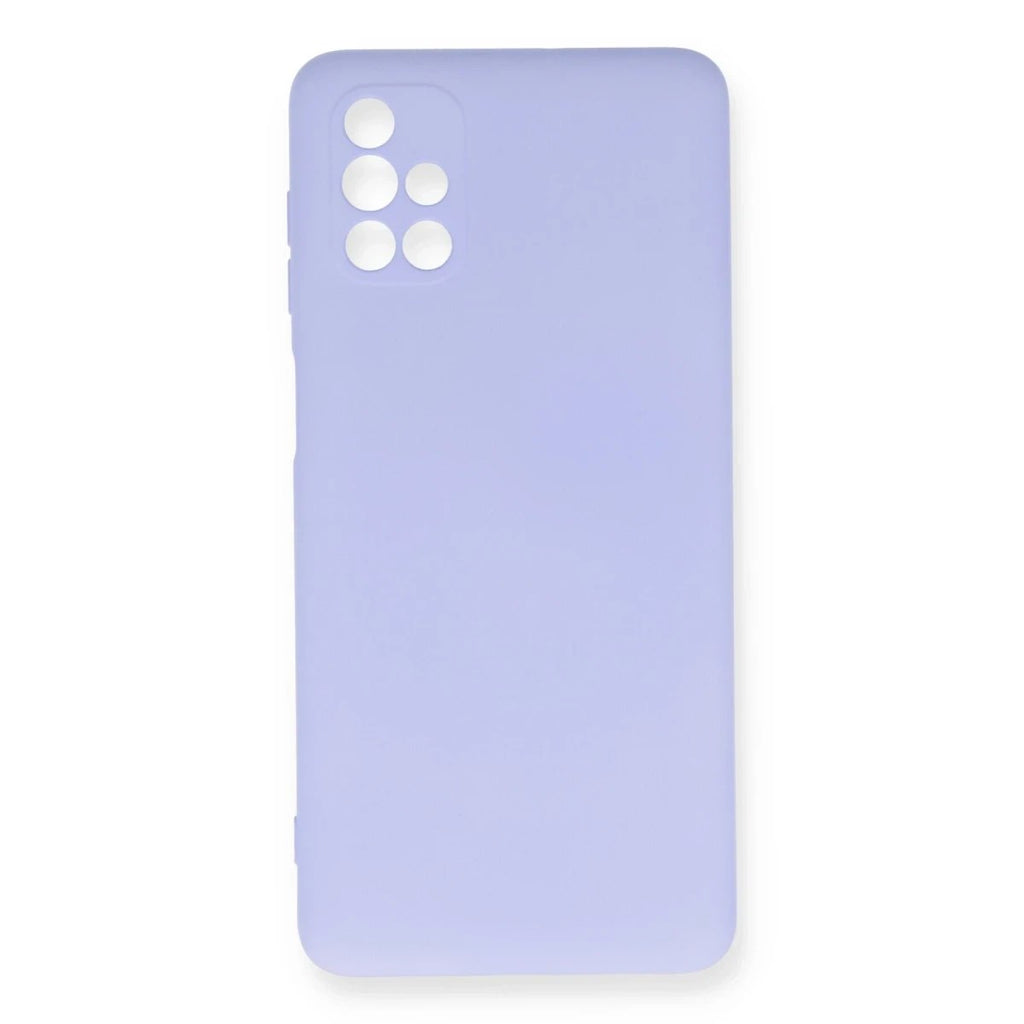 Mey İthalat® Samsung Galaxy M51 Kılıf Nano içi Kadife Silikon - Lila