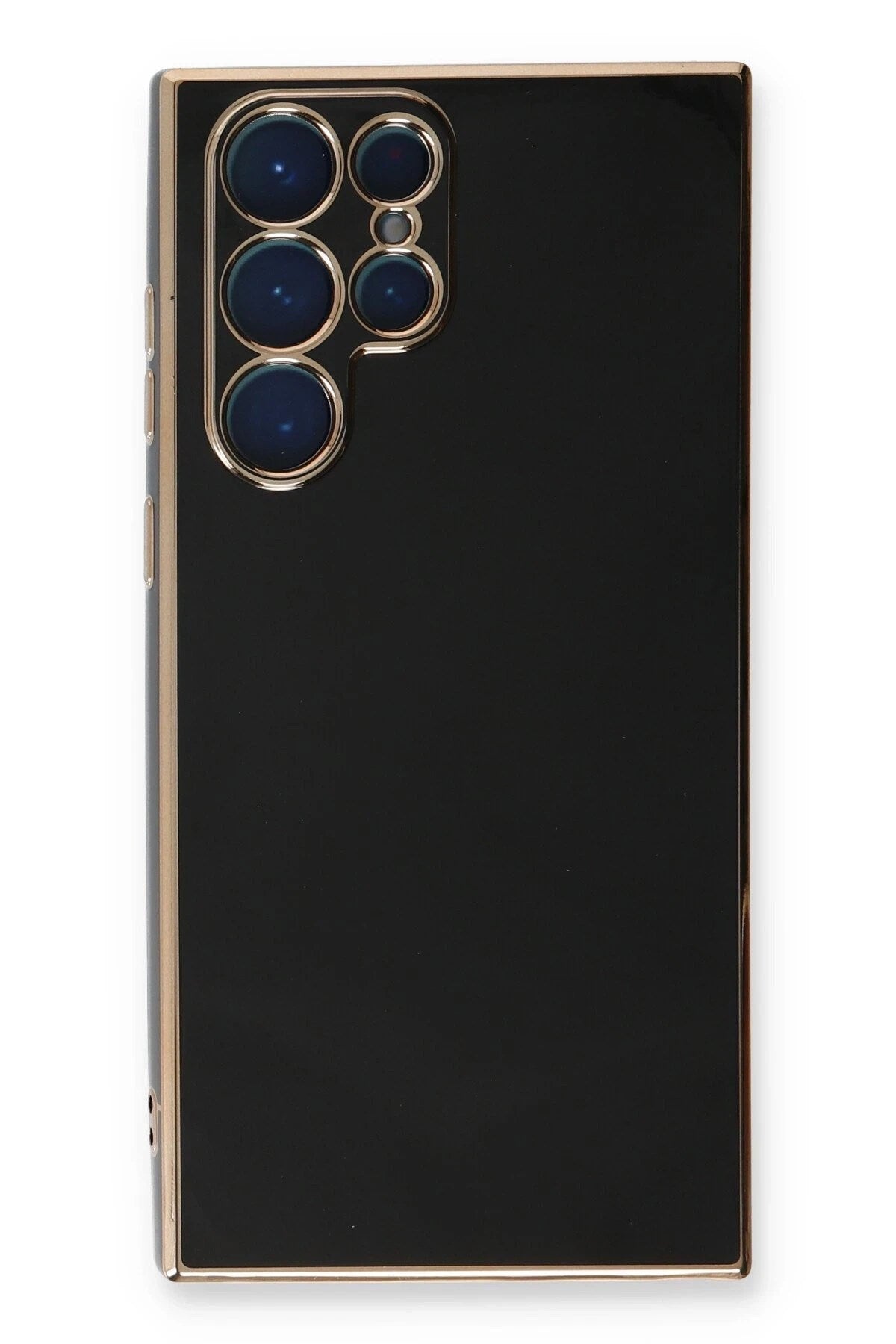 Mey İthalat® Samsung Galaxy S22 Ultra Kılıf Volet Silikon - Siyah