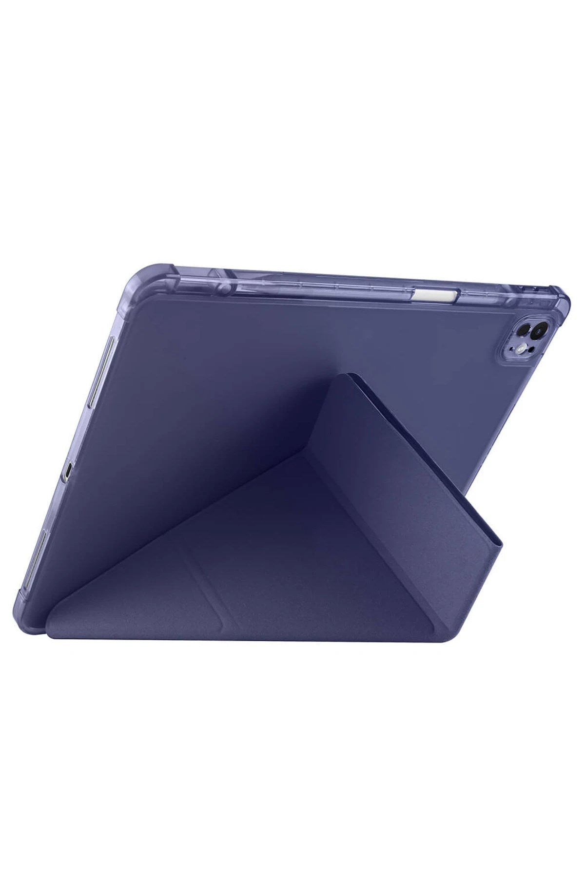 Mey İthalat® iPad Air 13 (2024) Kılıf Kalemlikli Mars Tablet Kılıfı - Lacivert