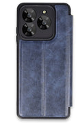 Mey İthalat® General Mobile Era 50 Kılıf Flip Cover - Lacivert