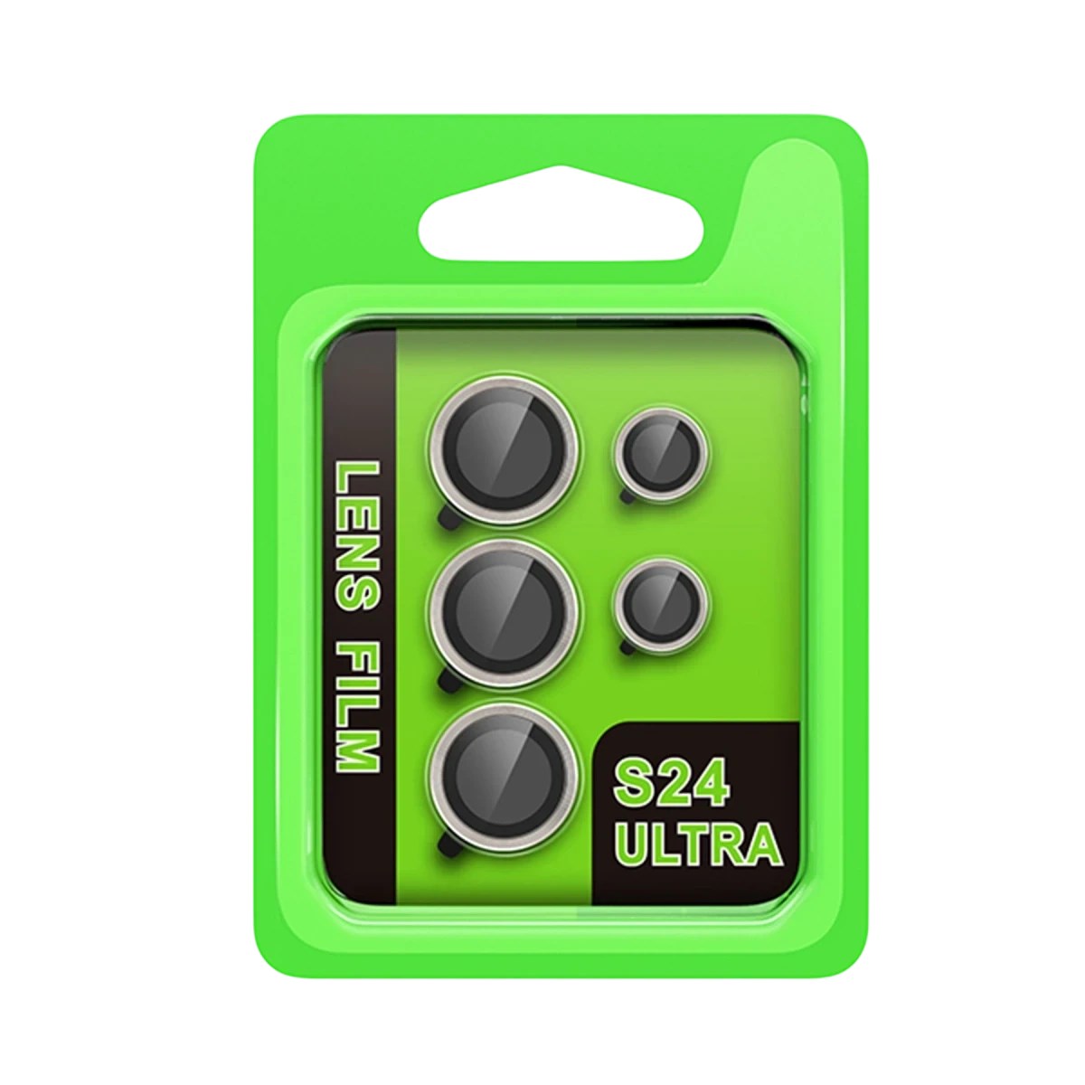 Mey İthalat® Samsung Galaxy S24 Ultra Raze Metal Kamera Lens - Gri