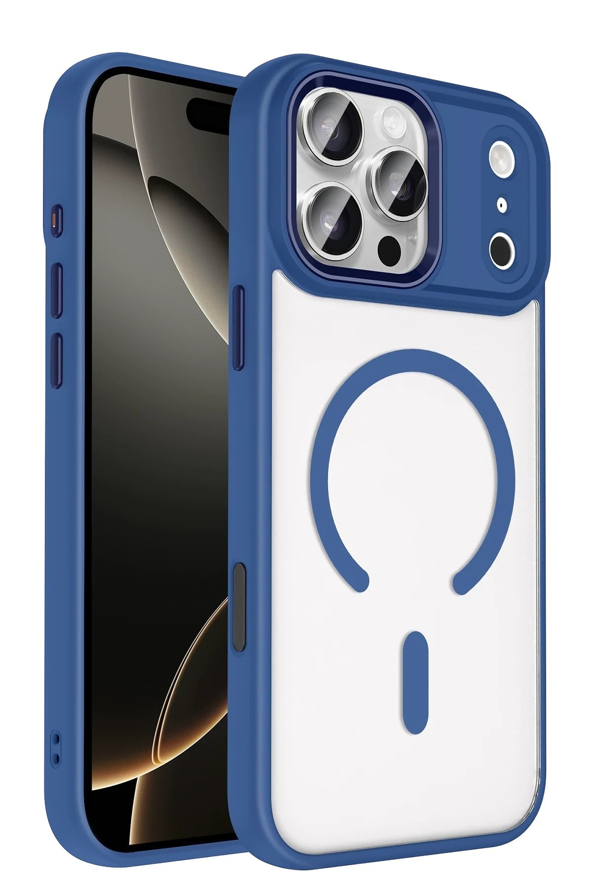 Mey İthalat® iPhone 17 Pro Max Terea Magsafe Kapak - Lacivert