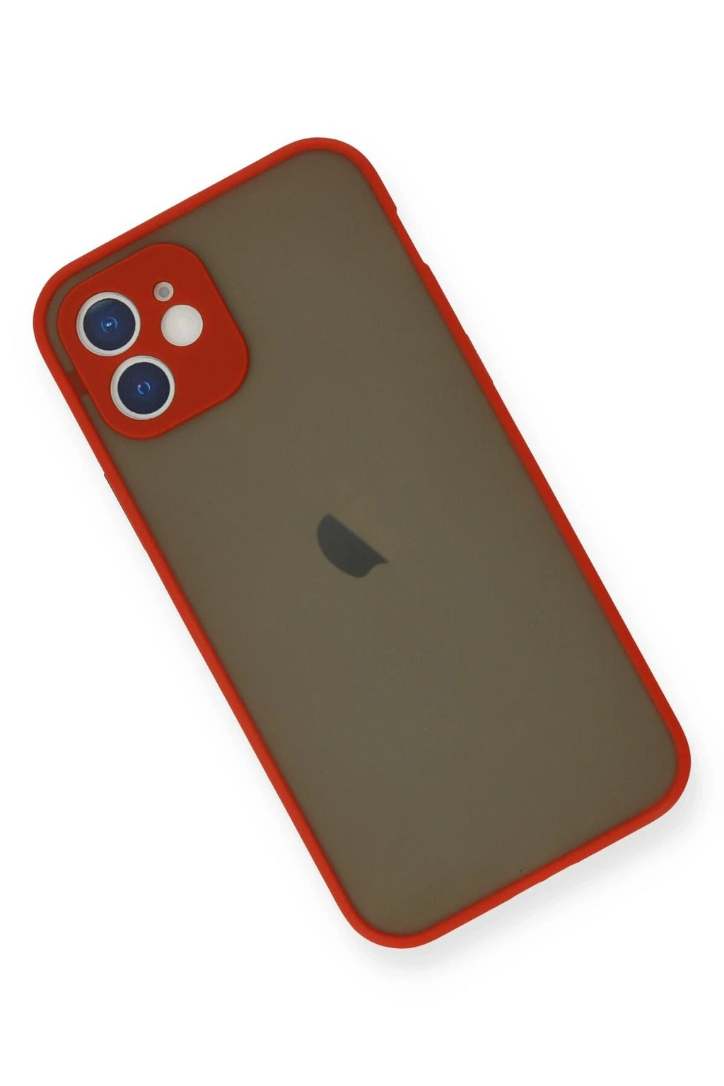 Mey İthalat® iPhone 12 Mini Kılıf Montreal Silikon Kapak - Kırmızı