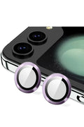 Mey İthalat® Samsung Galaxy Z Flip 5 Valdez Metal Kamera Lens - Derin Mor