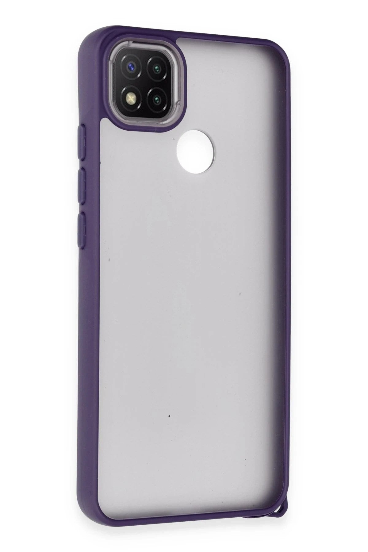 Mey İthalat® Redmi 9C Kılıf Elegant Kapak - Derin Mor