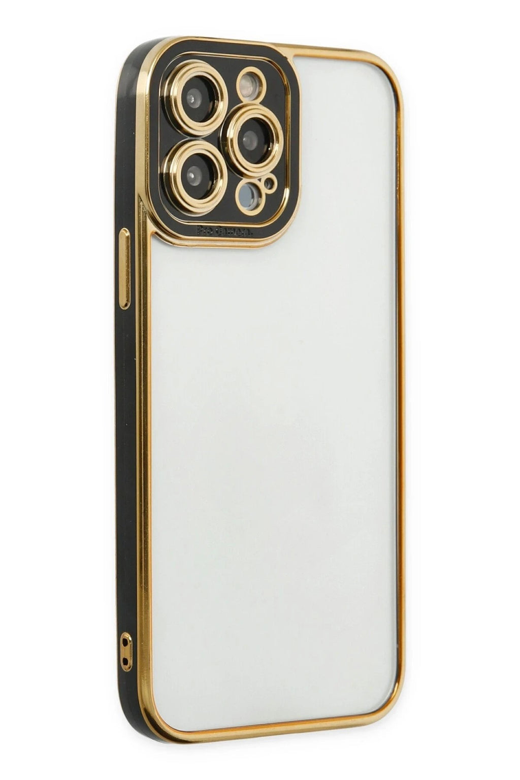 Mey İthalat® iPhone 14 Pro Kılıf Liva Lens Silikon - Siyah