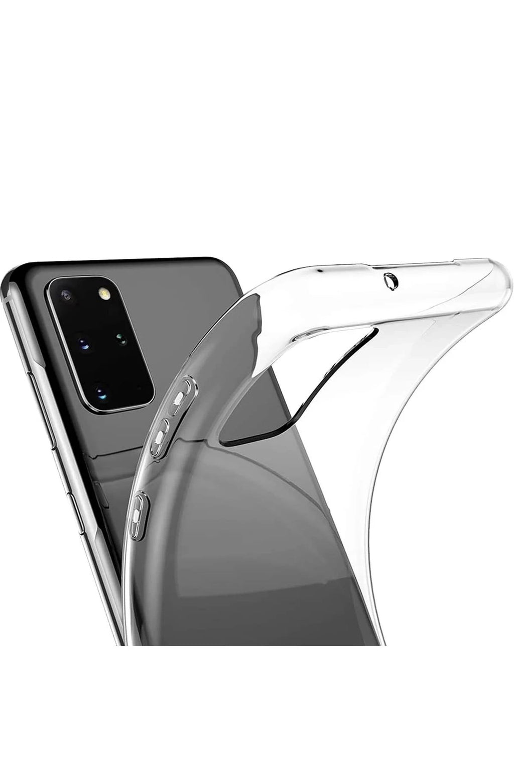Mey İthalat® Samsung Galaxy S20 Plus Kılıf Lüx Şeffaf Silikon