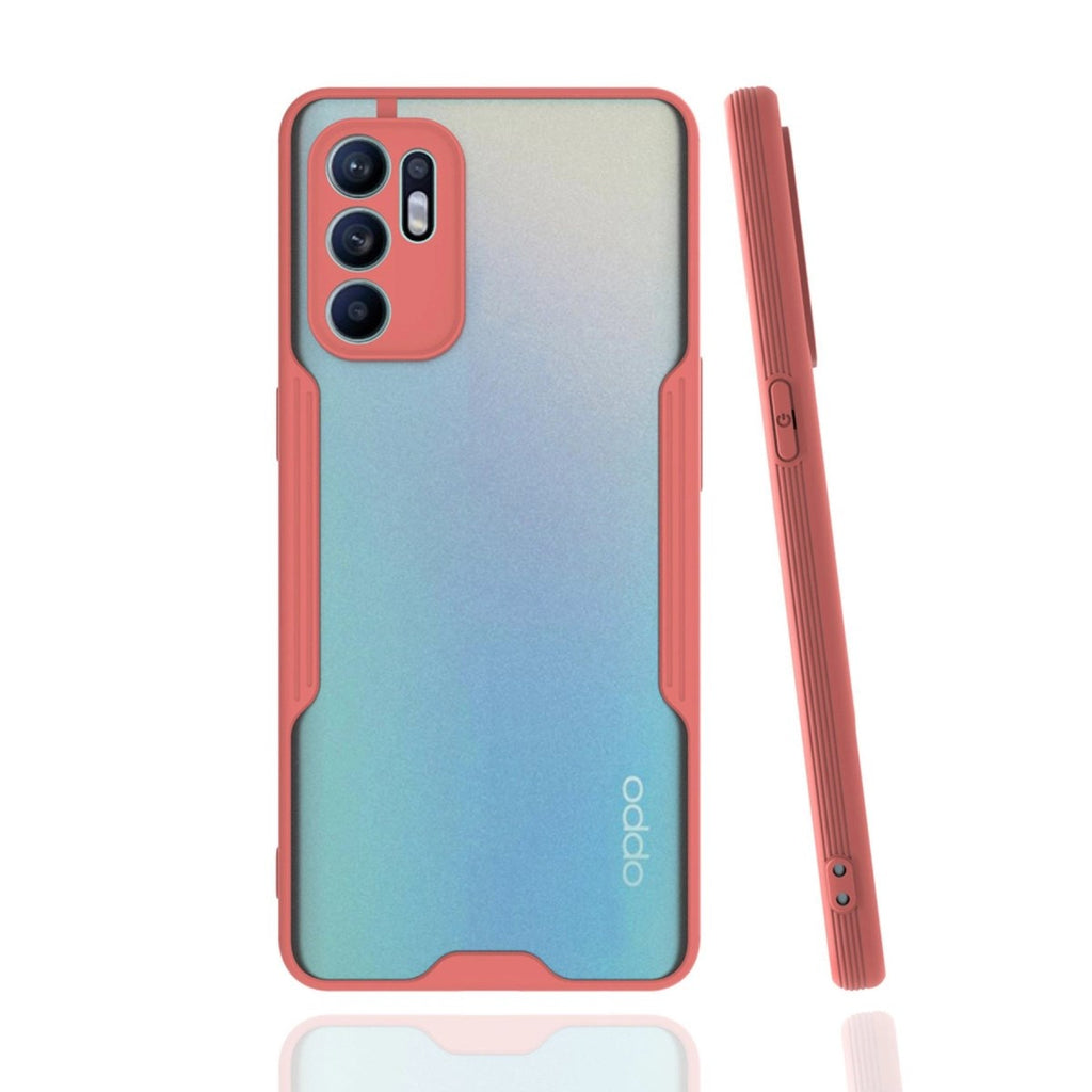 Mey İthalat® Reno 6 Kılıf Platin Silikon - Pembe