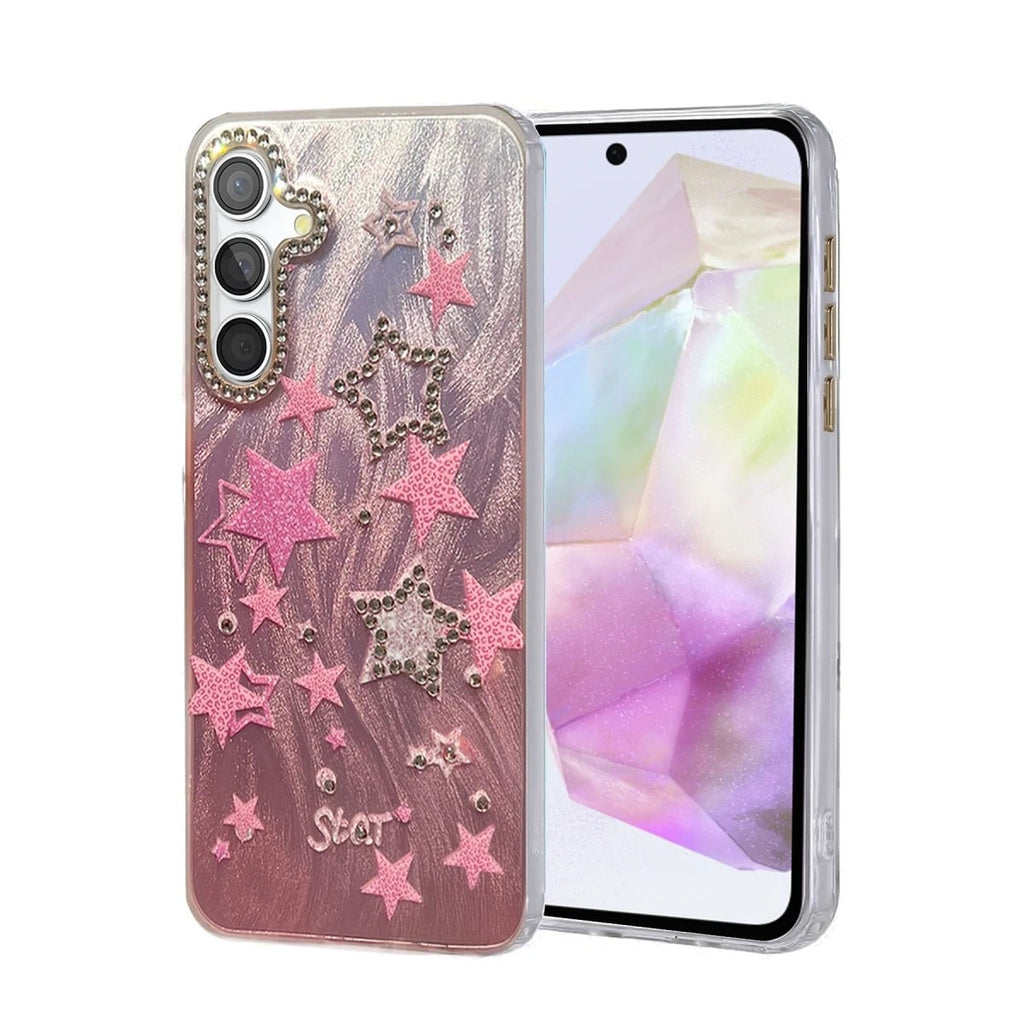 Mey İthalat® Samsung Galaxy A35 5G Kılıf Blade Aynalı Desenli Kapak - Desen 7