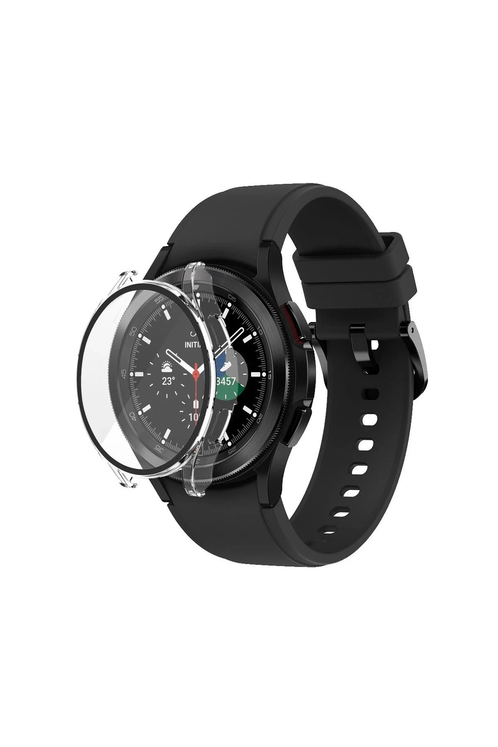 Mey İthalat® Watch 5 44mm Wall Camlı Kasa Ekran Koruyucu - Şeffaf
