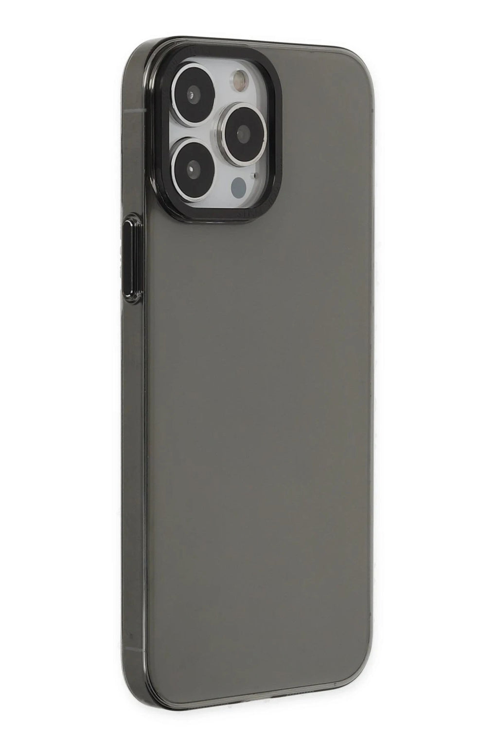 Mey İthalat® iPhone 13 Pro Max Kılıf Anka PC Sert Metal Kapak - Siyah