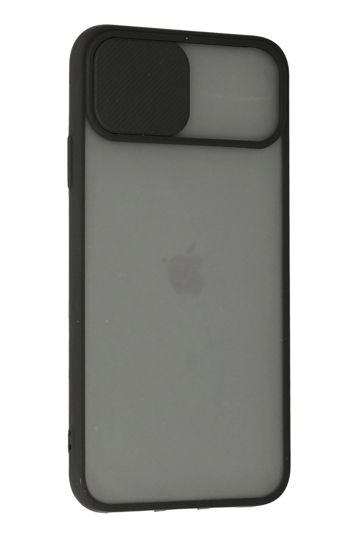 Mey İthalat® iPhone 11 Pro Kılıf Palm Buzlu Kamera Sürgülü Silikon - Siyah