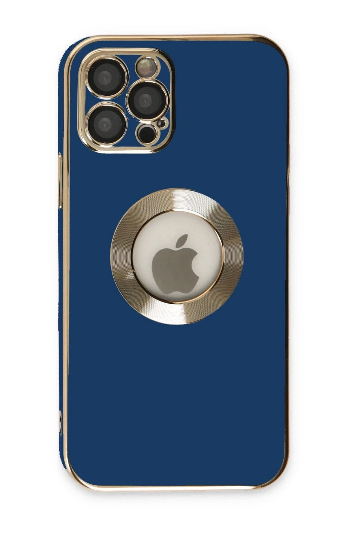Mey İthalat® iPhone 12 Pro Kılıf Store Silikon - Mavi