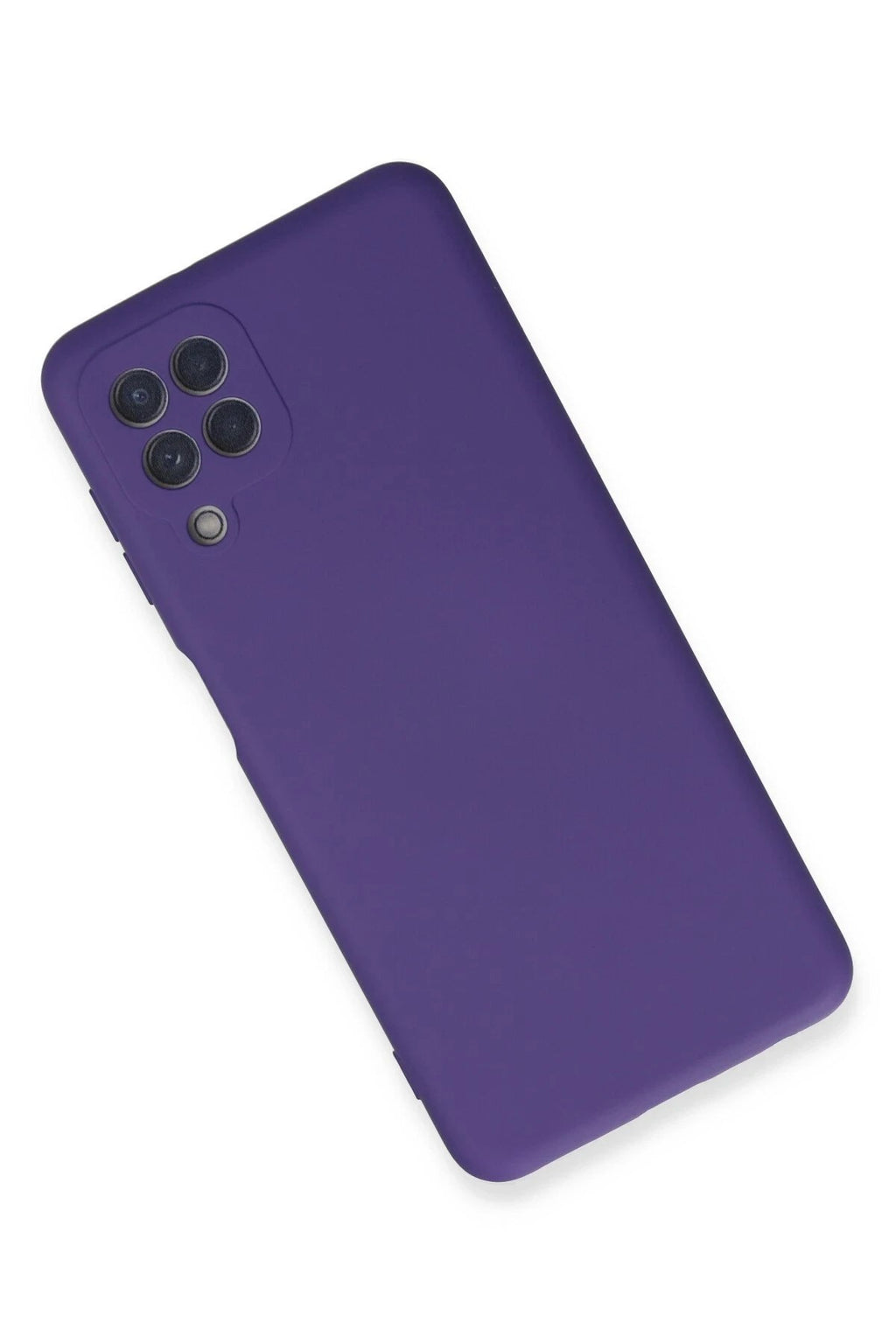 Mey İthalat® Samsung Galaxy A22 Kılıf Nano içi Kadife Silikon - Mor