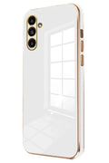 Mey İthalat® Samsung Galaxy M15 Kılıf Volet Silikon - Beyaz