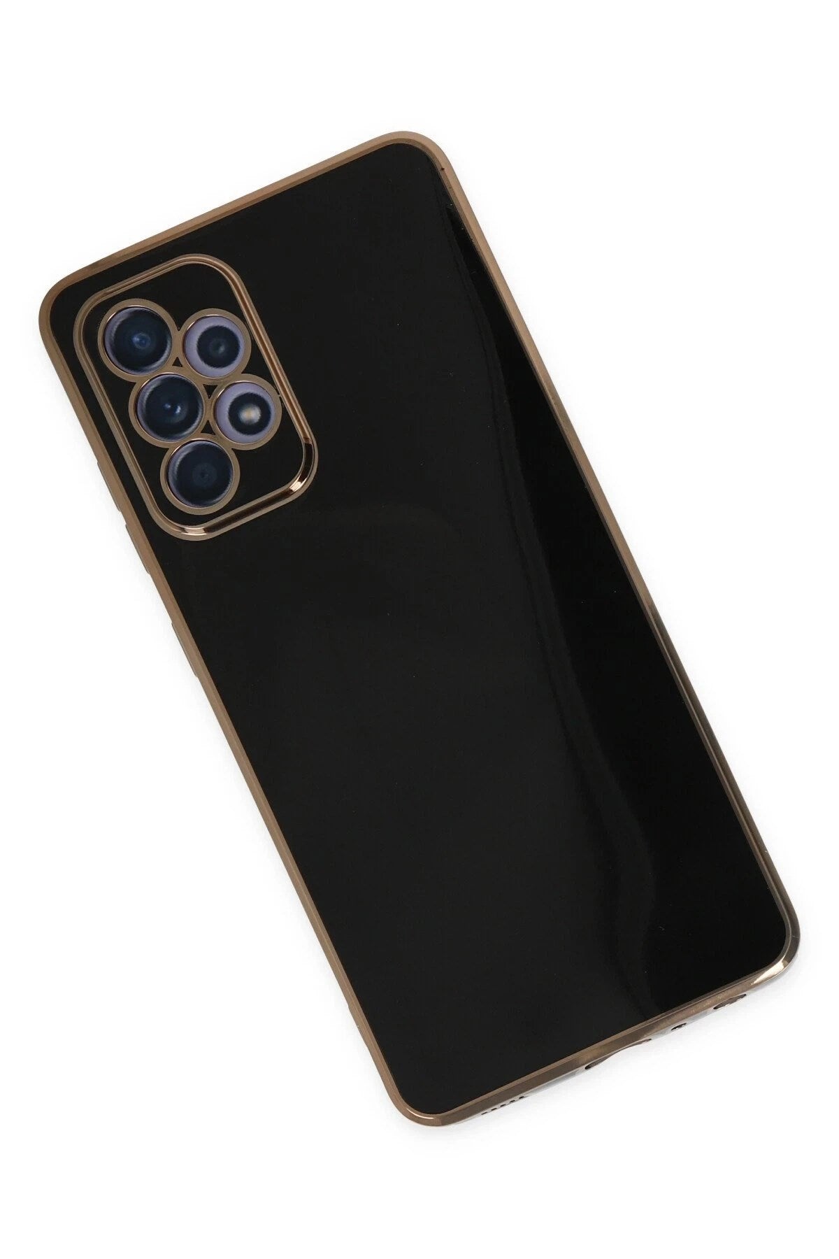 Mey İthalat® Samsung Galaxy A52 Kılıf Volet Silikon - Siyah