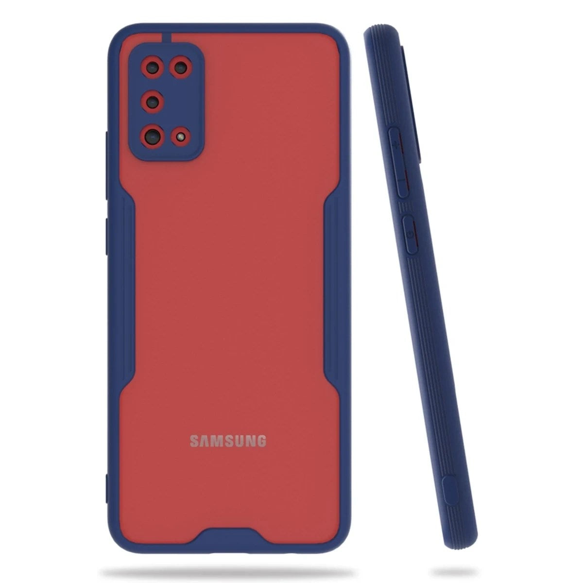 Mey İthalat® Samsung Galaxy A02S Kılıf Platin Silikon - Lacivert