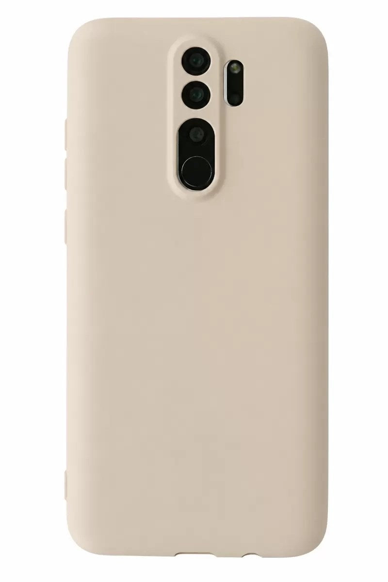 Mey İthalat® Redmi Note 8 Pro Kılıf First Silikon - Krem