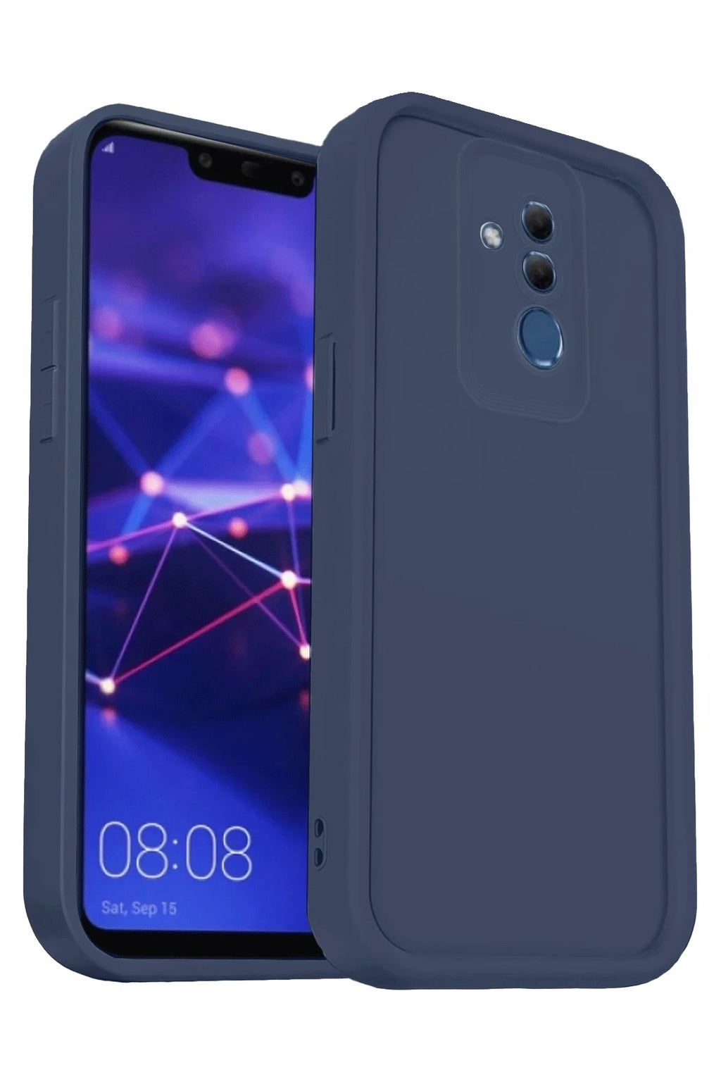 Mey İthalat® Huawei Mate 20 Lite Kılıf Viera Silikon - Lacivert