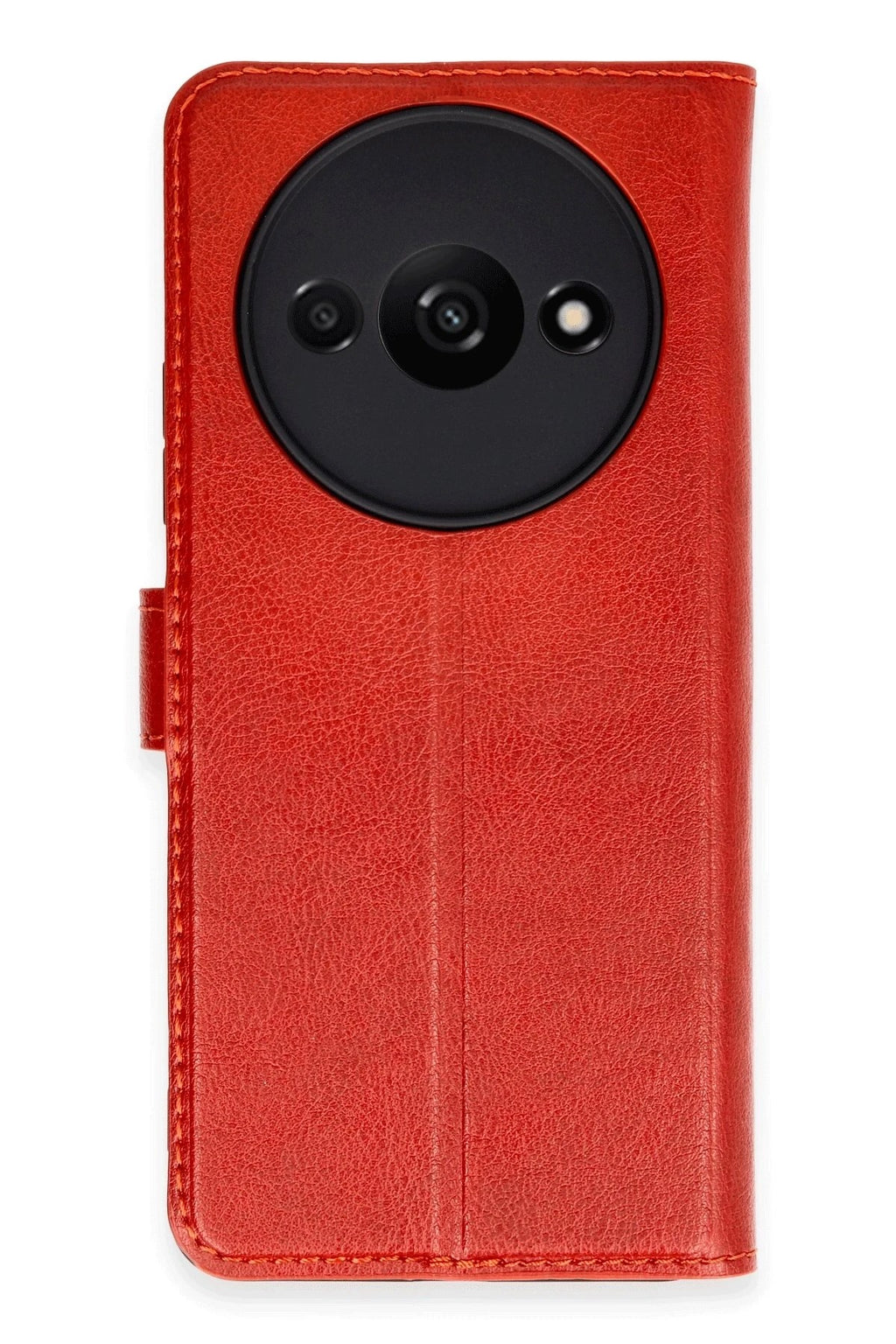Mey İthalat® Redmi A3 4G Kılıf Trend S Plus Kapaklı Kılıf - Kırmızı