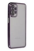 Mey İthalat® Samsung Galaxy A23 4G Kılıf Lensli Silikon - Mor