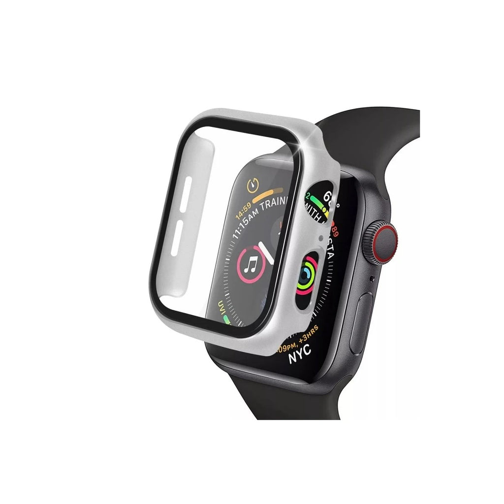 Mey İthalat® Watch 41mm Camlı Kasa Ekran Koruyucu - Gümüş