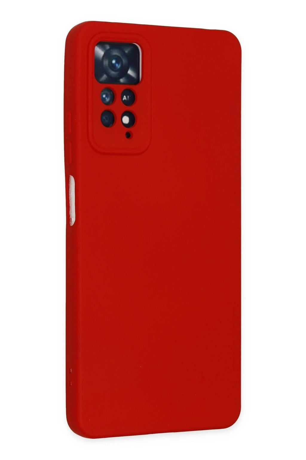 Mey İthalat® Redmi Note 11 Pro Kılıf Nano içi Kadife Silikon - Kırmızı