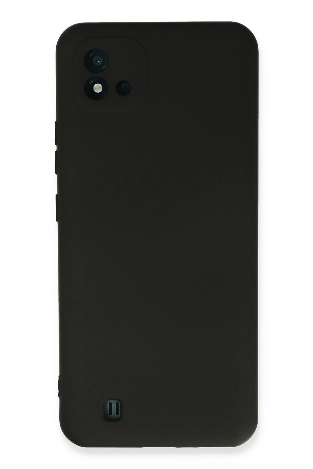 Mey İthalat® Realme C11 2021 Kılıf Nano içi Kadife Silikon - Siyah