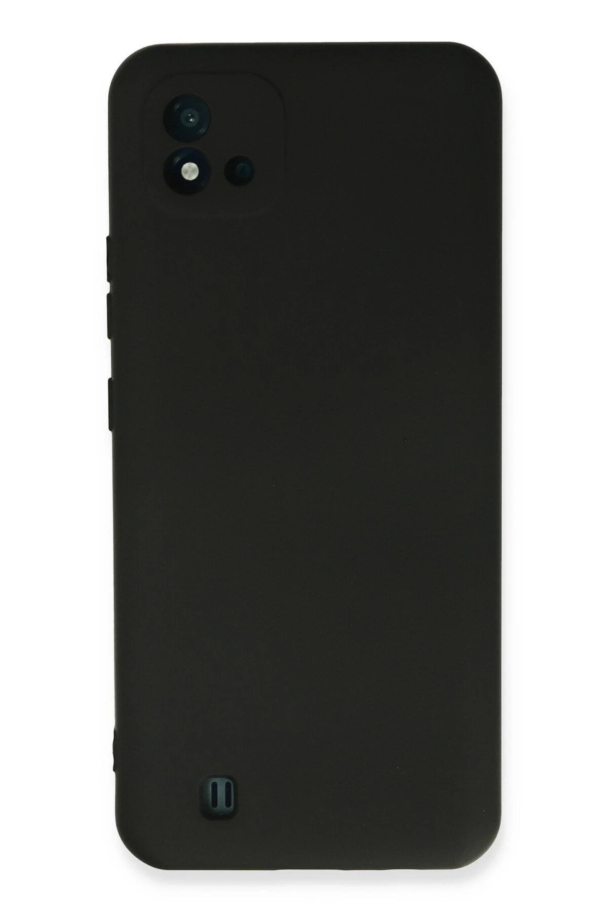 Mey İthalat® Realme C11 2021 Kılıf Nano içi Kadife Silikon - Siyah