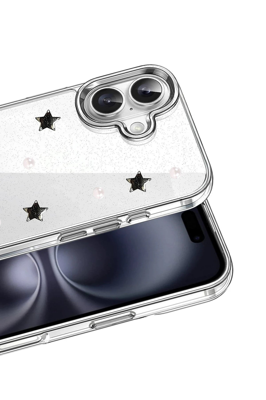 Mey İthalat® iPhone 16 Plus Fiyonk Desenli Kapak - Desen 7