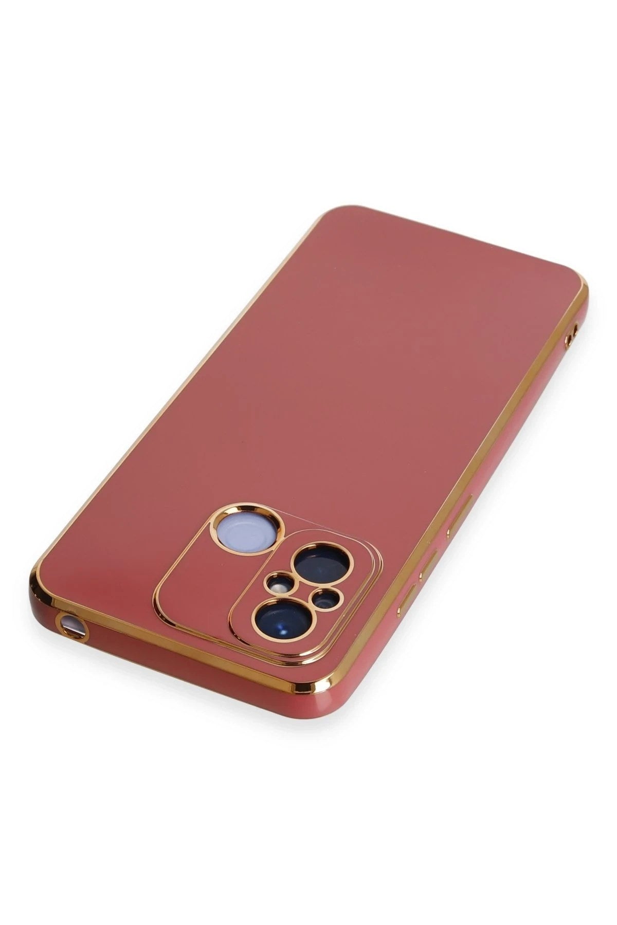 Mey İthalat® Redmi 12C Kılıf Volet Silikon - Kırmızı