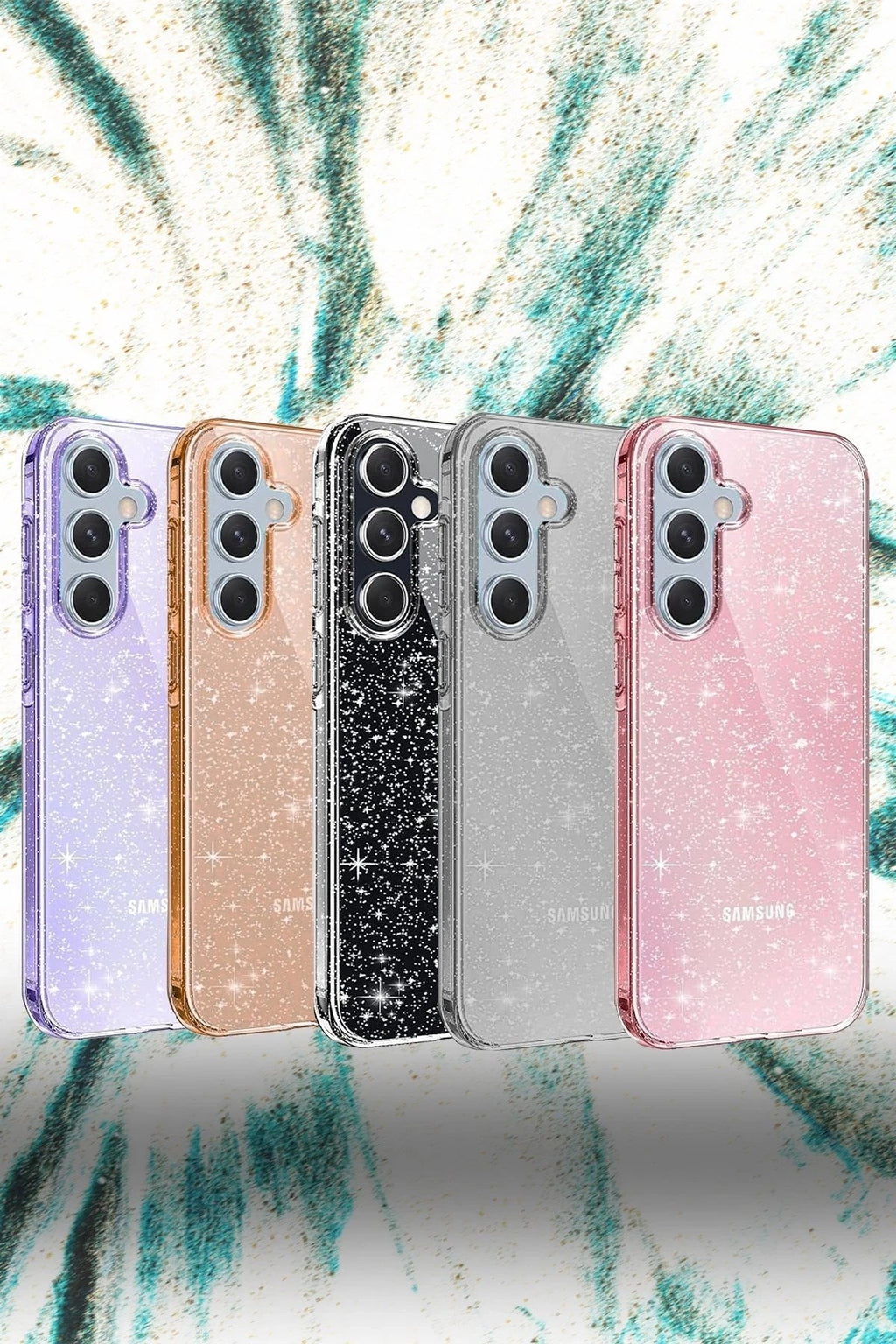 Mey İthalat® Samsung Galaxy A15 4G Kılıf Glow Kapak - Mor