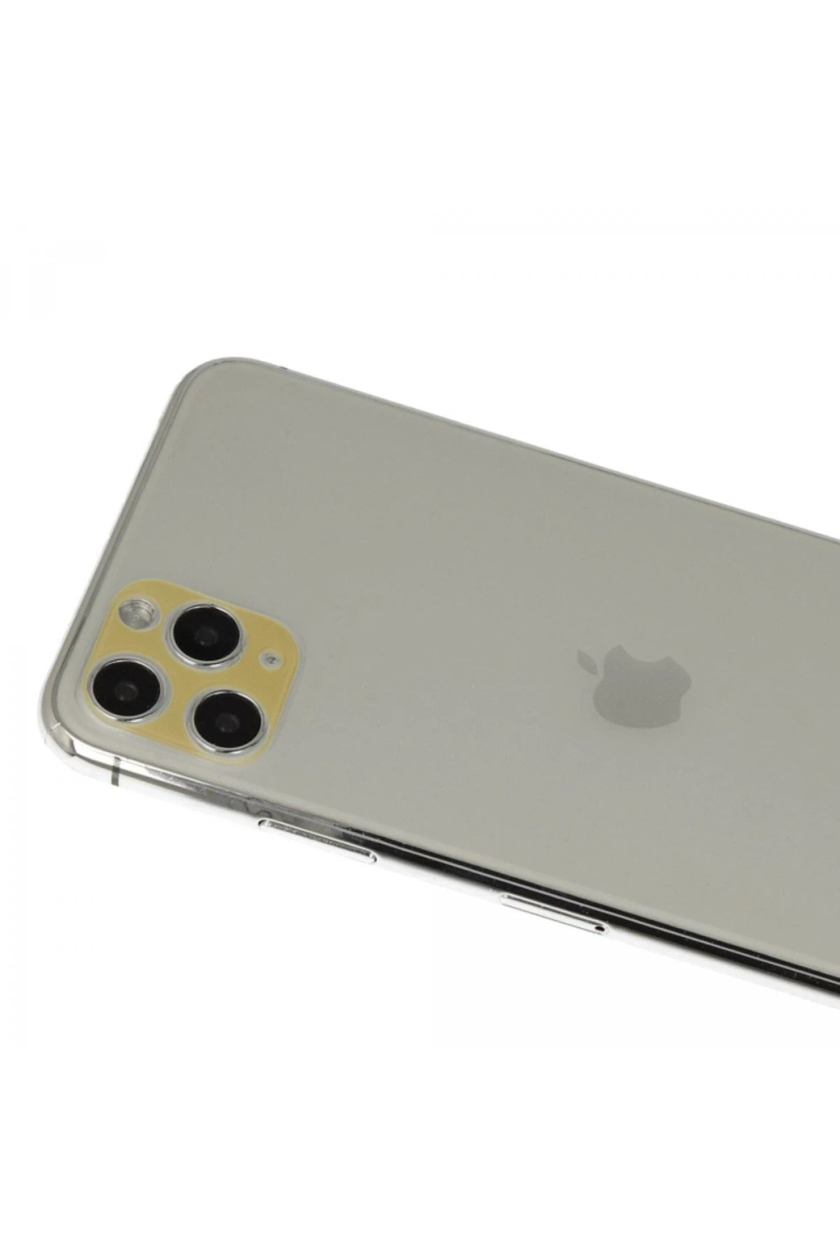 Mey İthalat® iPhone 11 Pro Max Rainbow Kamera Lens Koruma Cam - Gold