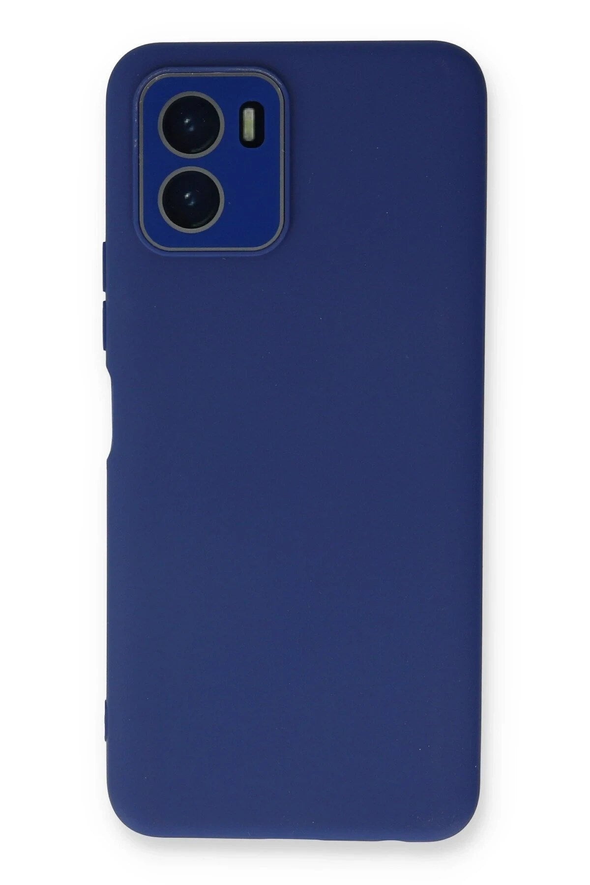 Mey İthalat® Vivo Y15S Kılıf Lansman Glass Kapak - Sky Blue