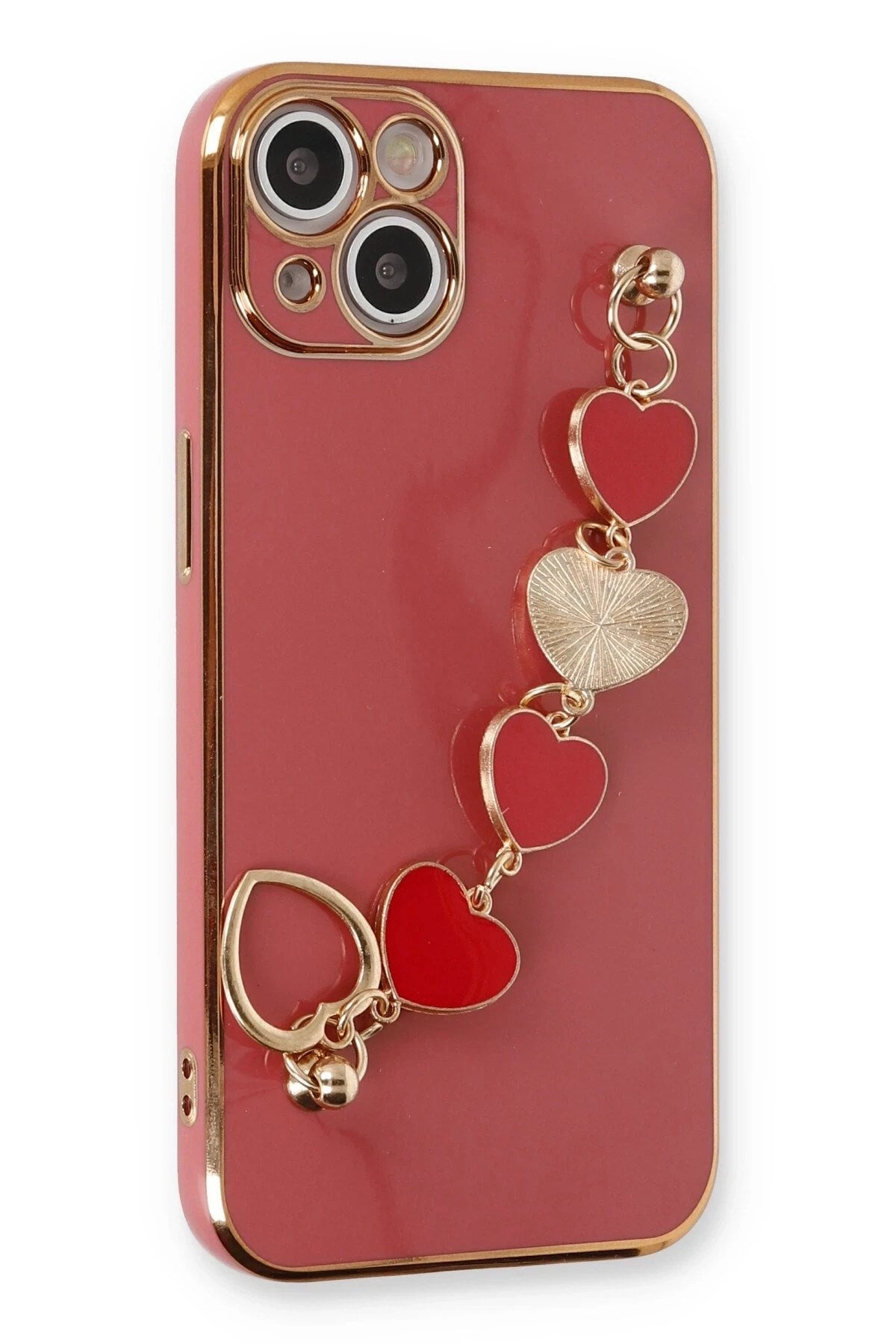 Mey İthalat® iPhone 14 Kılıf Esila Silikon - Kırmızı
