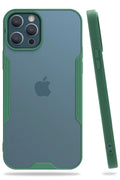 Mey İthalat® iPhone 12 Pro Max Kılıf Platin Silikon - Yeşil