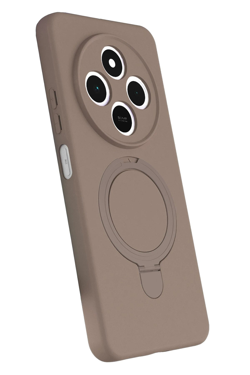 Mey İthalat® Redmi 14C Regal Magsafe Standlı Kapak - Çöl Titanyum