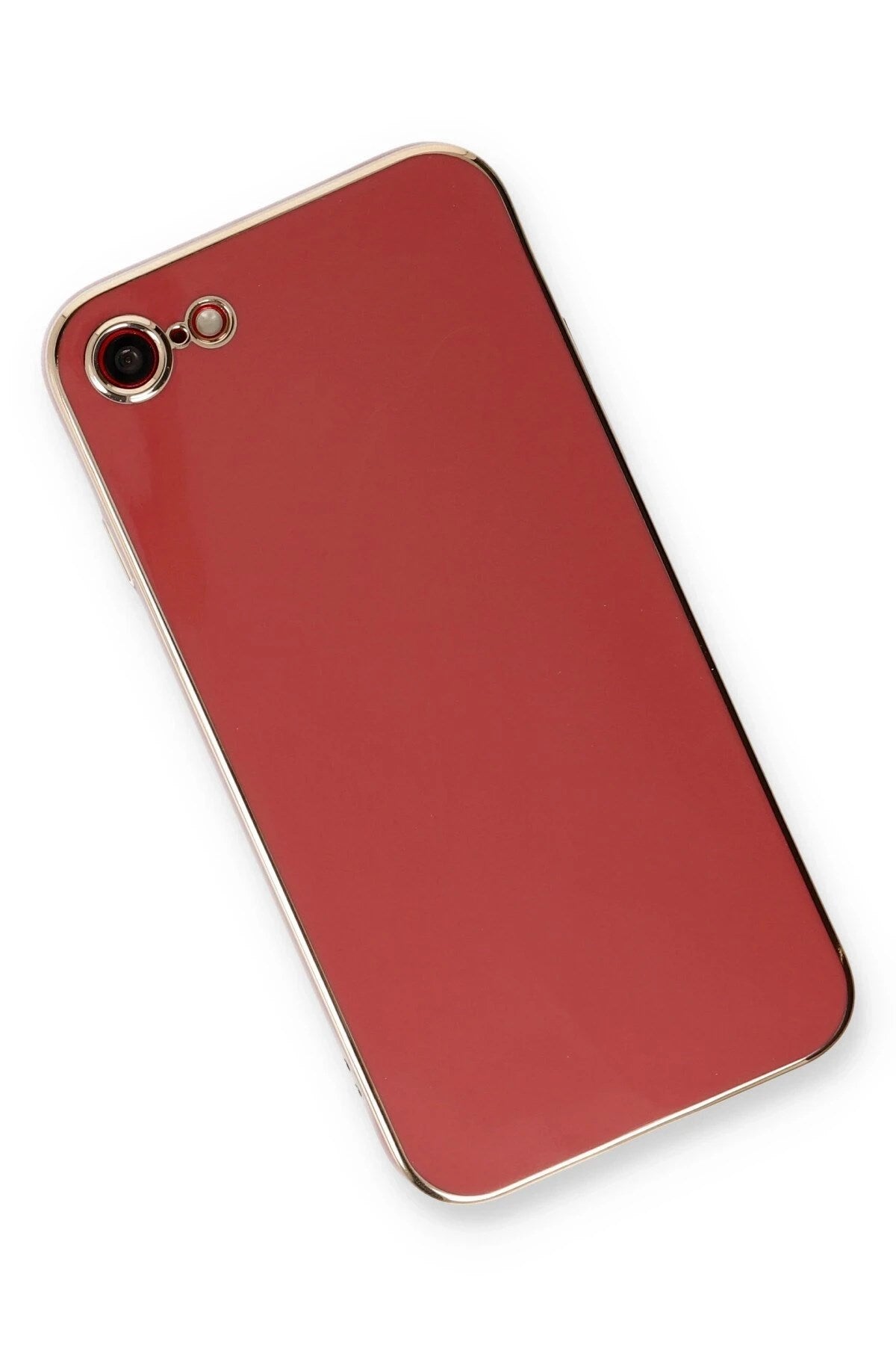 Mey İthalat® iPhone 7 Kılıf Volet Silikon - Kırmızı