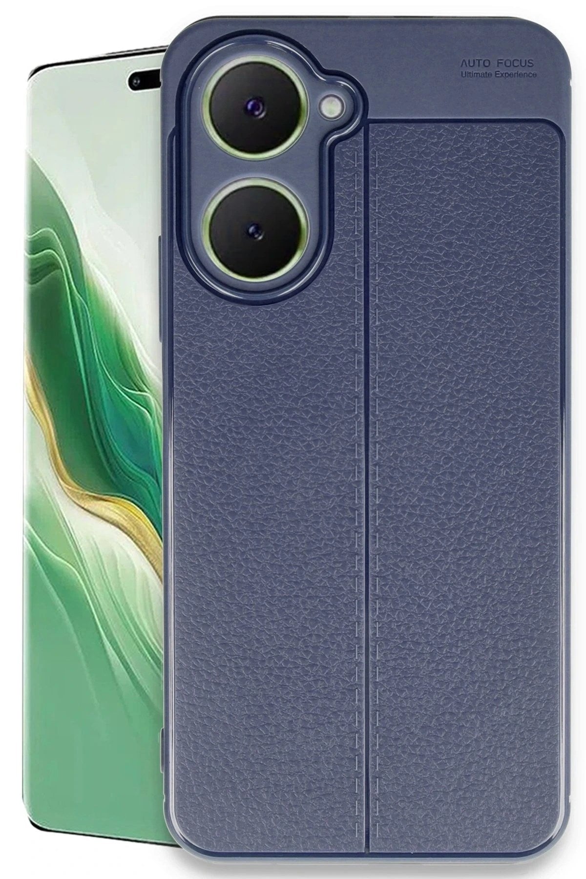 Mey İthalat® Vivo Y18 Kılıf Auto Focus Kapak - Lacivert