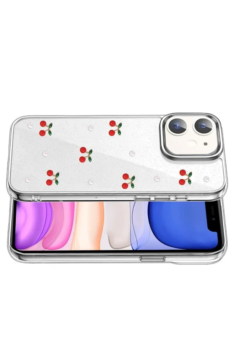 Mey İthalat® iPhone 12 Fiyonk Desenli Kapak - Desen 9